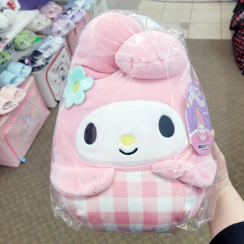 Brand New Sanrio Squishmallows My Melody Plush Toy Doll 10"